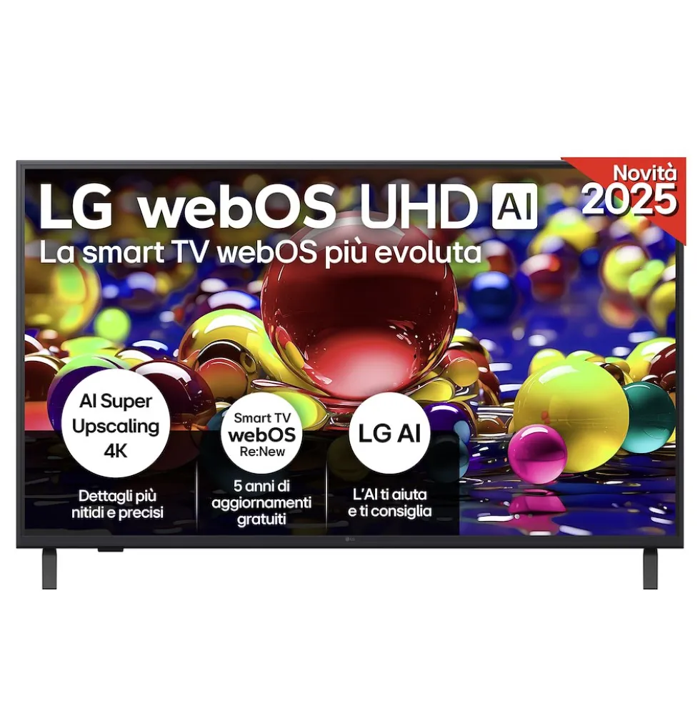 Televisore LED LG 43UA74006LB Smart TV 4K AI