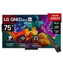 Televisore LG ELECTRONICS 75QNED86B6B QNED Mini LED 4K con AI