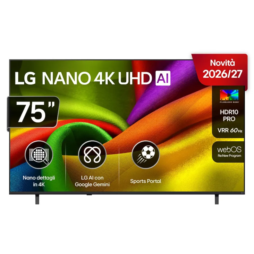 Televisore Lg 75nu850b6la.api Nano UHD 75" AI 4K Smart