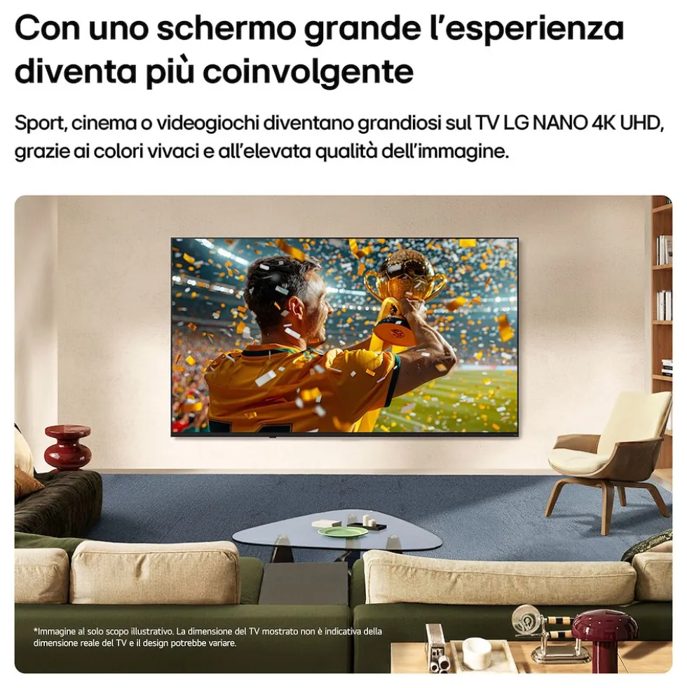 Televisore Lg 75nu850b6la.api Nano UHD 75" AI 4K Smart