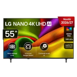 Televisore LG 55NU850B6LA NANO 4K UHD con AI