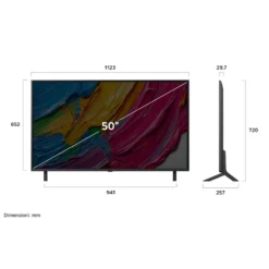 Televisore LG QNED 50QNED80A6A con tecnologia Dynamic QNED Color