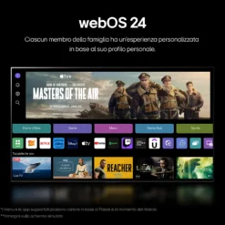 Televisore QNED LG 75QNED80T6A con processore a5 Gen7 e Smart TV WebOS
