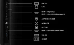 Televisore TCL 75P6L 75” 4K HDR con Google TV