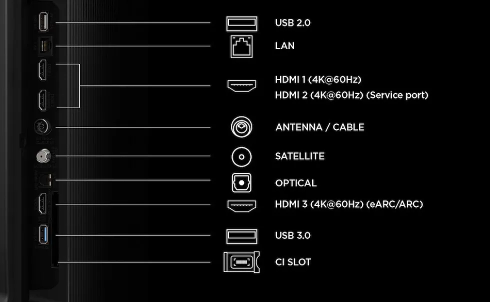 Televisore TCL 75P6L 75” 4K HDR con Google TV