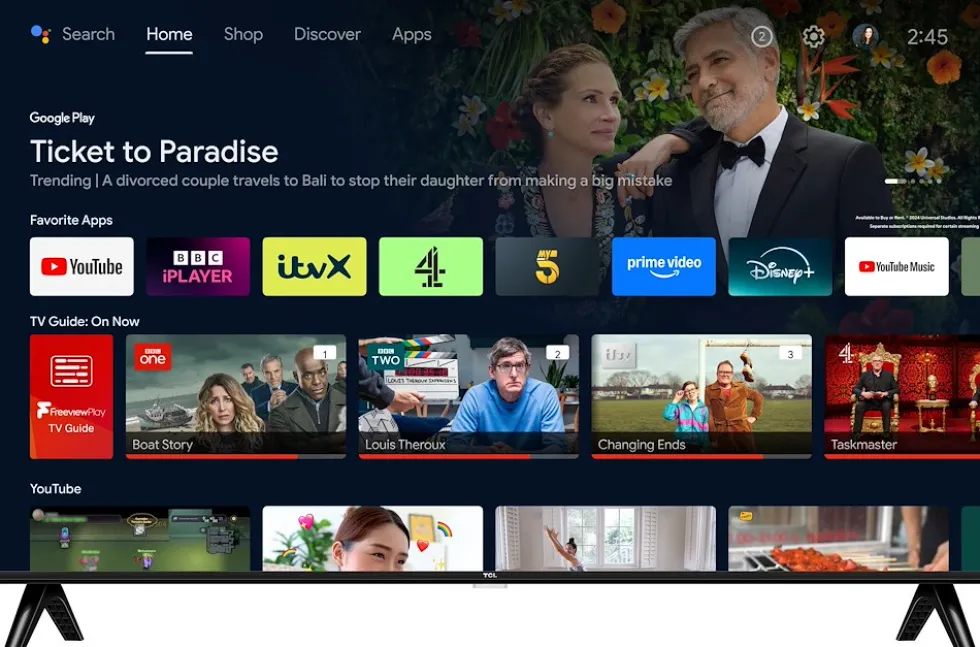Televisore TCL 40S5L QLED Full HD Android TV