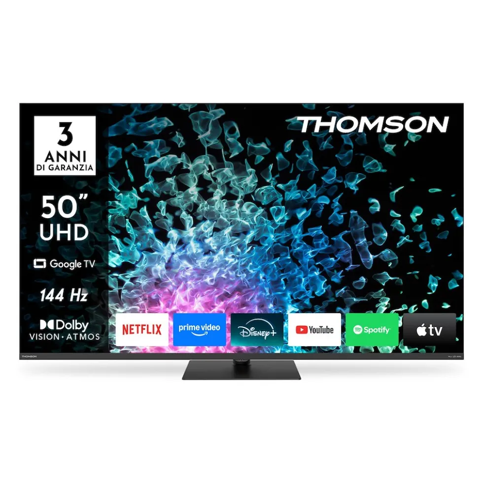 Televisore Thomson 50MG7C15 Mini LED 4K 144Hz Google TV