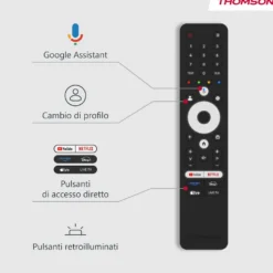 Televisore Thomson 50MG7C15 Mini LED 4K 144Hz Google TV