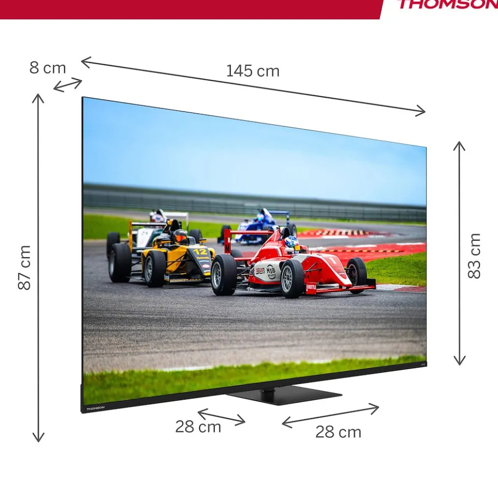 Televisore Thomson QLED 65 pollici 4K 144Hz Google TV