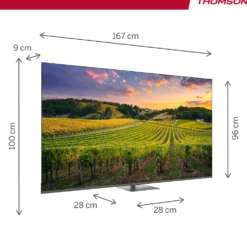 Televisore Thomson QLED 75 UHD 4K Smart Google TV