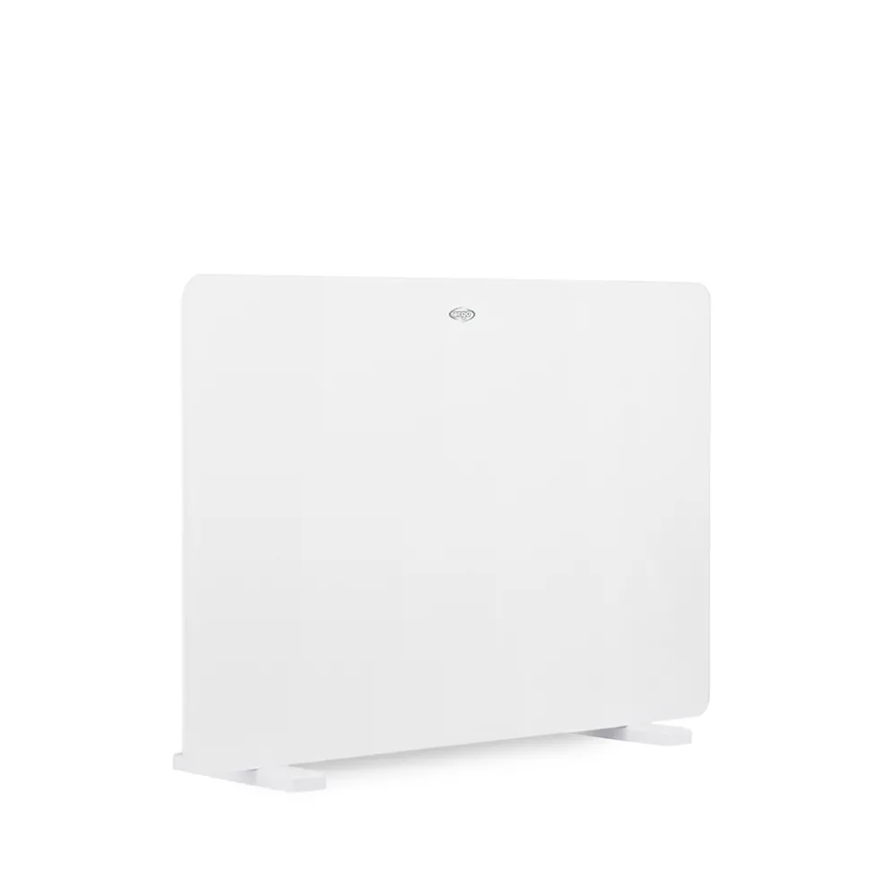 Termoconvettore Argo Fancy 1400W con pannello in vetro bianco e timer digitale