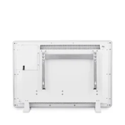 Termoconvettore Argo Fancy 1400W con pannello in vetro bianco e timer digitale