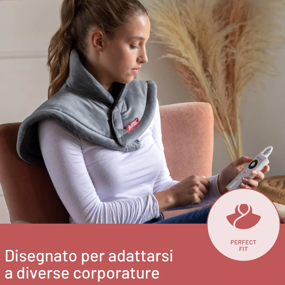 Termoforo cervicale e spalle Imetec 16787 con tecnologia Intellisense