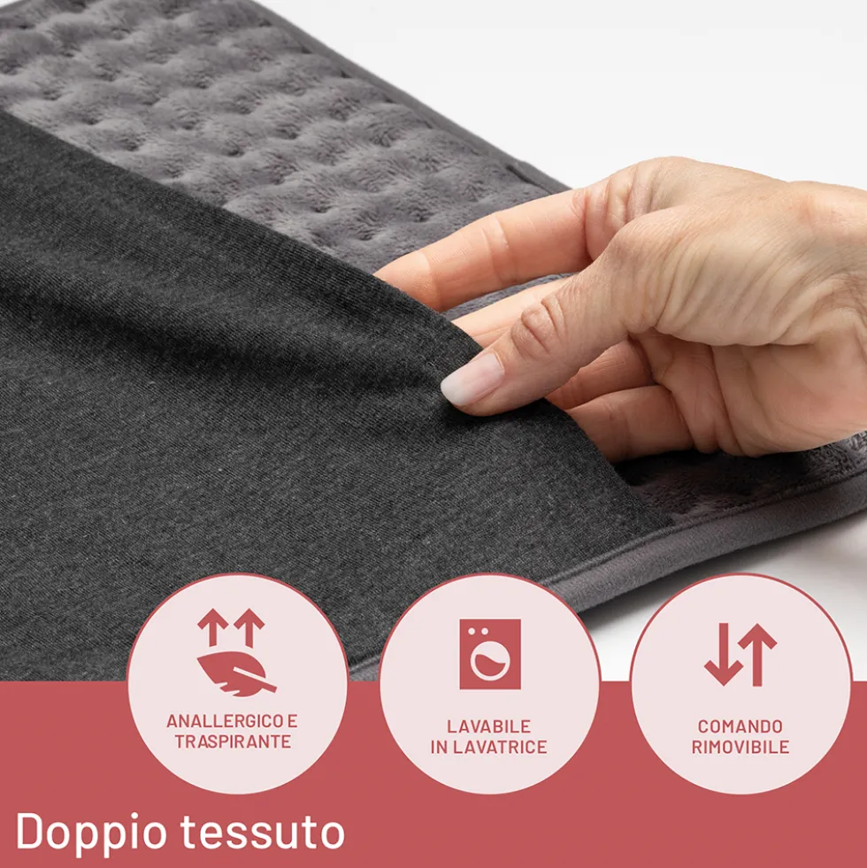 Termoforo rettangolare Imetec 16783 Intellisense con 5 temperature