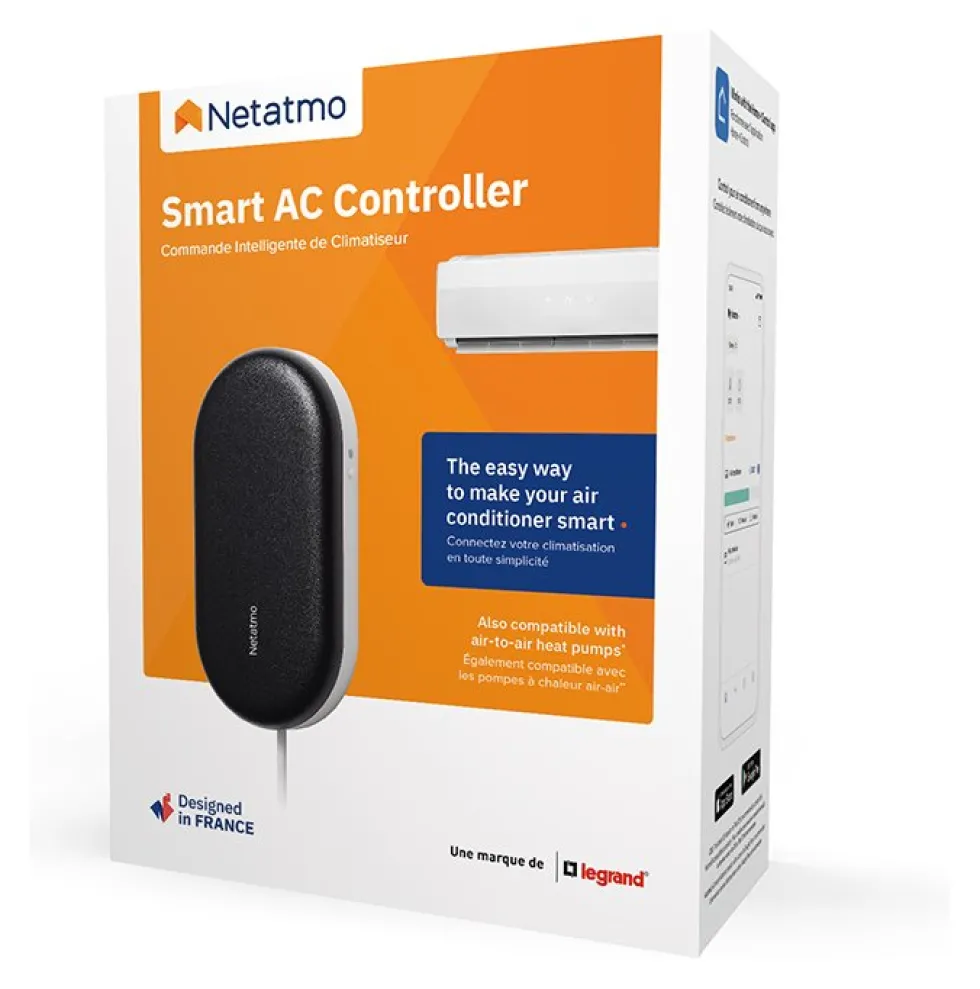 Termostato SMART Netatmo NAC IT COMFORT Black e White