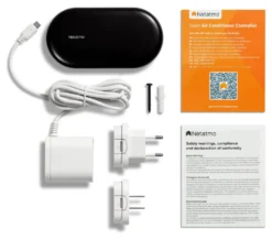 Termostato SMART Netatmo NAC IT COMFORT Black e White