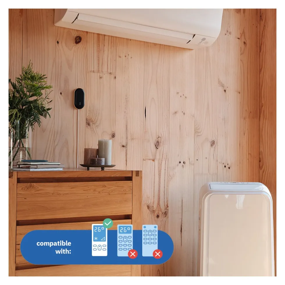 Termostato SMART Netatmo NAC IT COMFORT Black e White