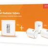 Termostato SMART Netatmo NBU NTH NAV EU BY STARCK con Tre Valvole Whit