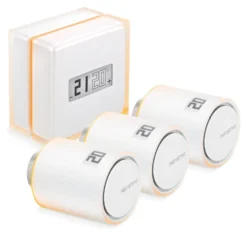 Termostato SMART Netatmo NBU NTH NAV EU BY STARCK con Tre Valvole Whit