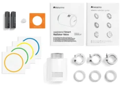 Termostato SMART Netatmo NBU NTH NAV EU BY STARCK con Tre Valvole Whit