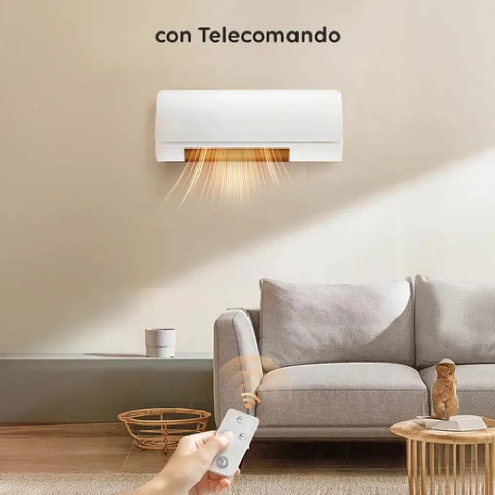 Termoventilatore a parete Johnson Wall 2000 W con telecomando