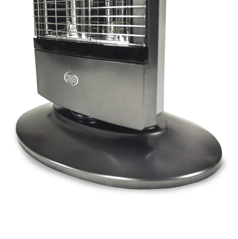 Termoventilatore Argo Ambient con fibra di carbonio e oscillazione 70°