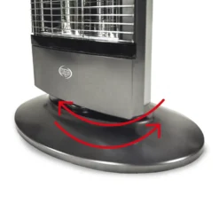 Termoventilatore Argo Ambient con fibra di carbonio e oscillazione 70°