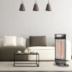 Termoventilatore Argo Ambient con fibra di carbonio e oscillazione 70°