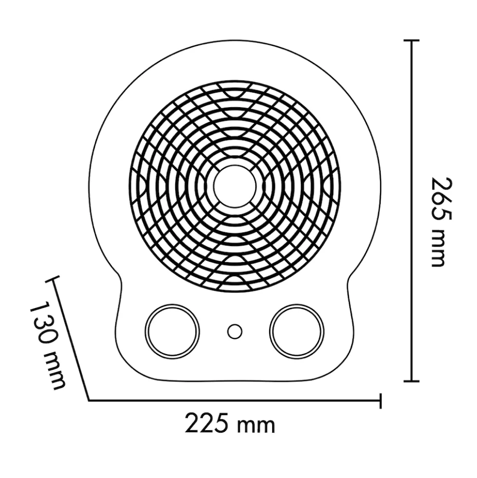 Termoventilatore Argo Dori Ice 2000W con ventilazione estiva