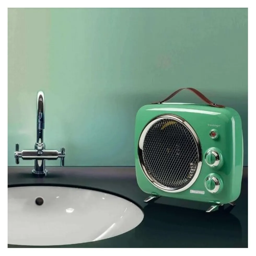 Termoventilatore Ariete 00B080804AR0 VINTAGE Verde