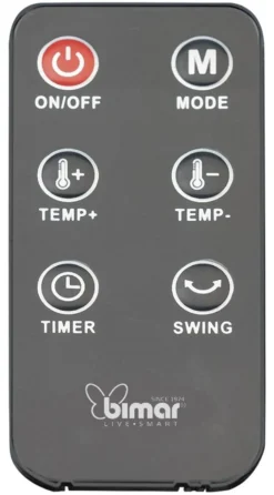 Termoventilatore Bimar HP130 TOWER PTC WiFi Antracite