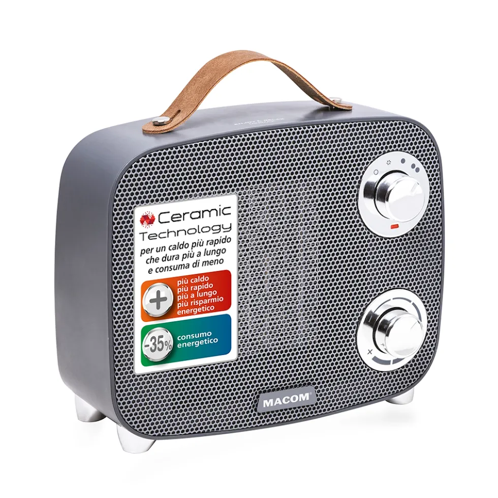 Termoventilatore ceramico Macom 942 Minimax 1500W