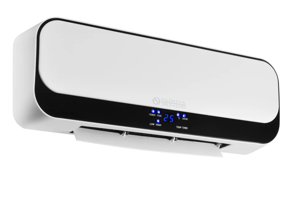 Termoventilatore ceramico Splendid Caldo Up T da muro con telecomando