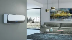 Termoventilatore ceramico Splendid Caldo Up T da muro con telecomando