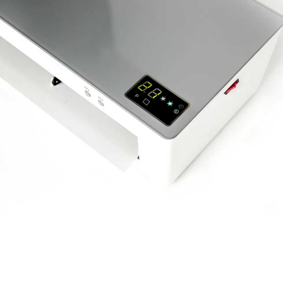 Termoventilatore da parete Argo Chic Silver 2000W con telecomando