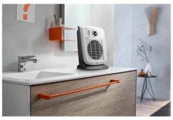 Termoventilatore De Longhi 0114431016 CALDOBAGNO Hbc 3030 White e Grey