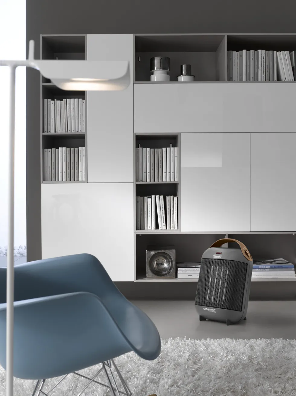 Termoventilatore De Longhi HFX30C18.AG ceramico 1800W