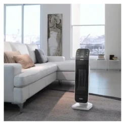Termoventilatore De Longhi 0114662000 TOWER CERAMIC Hfx65V20 Black e W