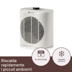 Termoventilatore Imetec Compact Air 4032, 2000W per riscaldamento rapido