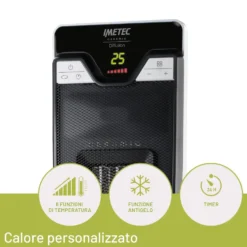 Termoventilatore Imetec Eco Ceramic Diffusion 4035, risparmio energetico 40%