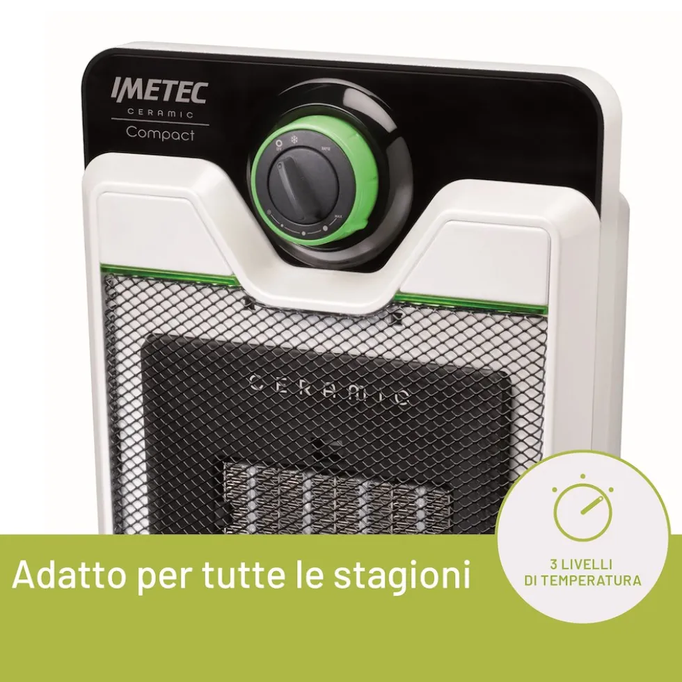 Termoventilatore Imetec 4033 Eco Ceramic compatto e a basso consumo