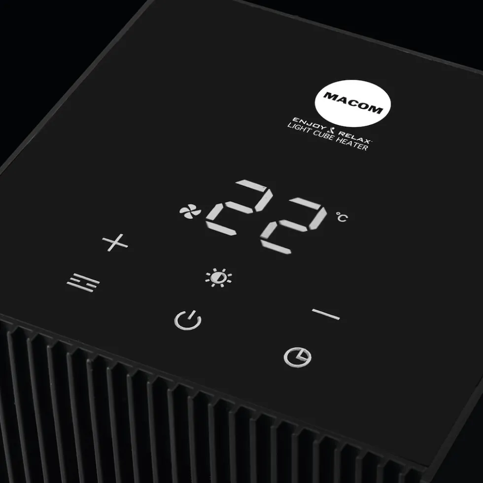 Termoventilatore MACOM 931 con display LED e funzione aria fredda