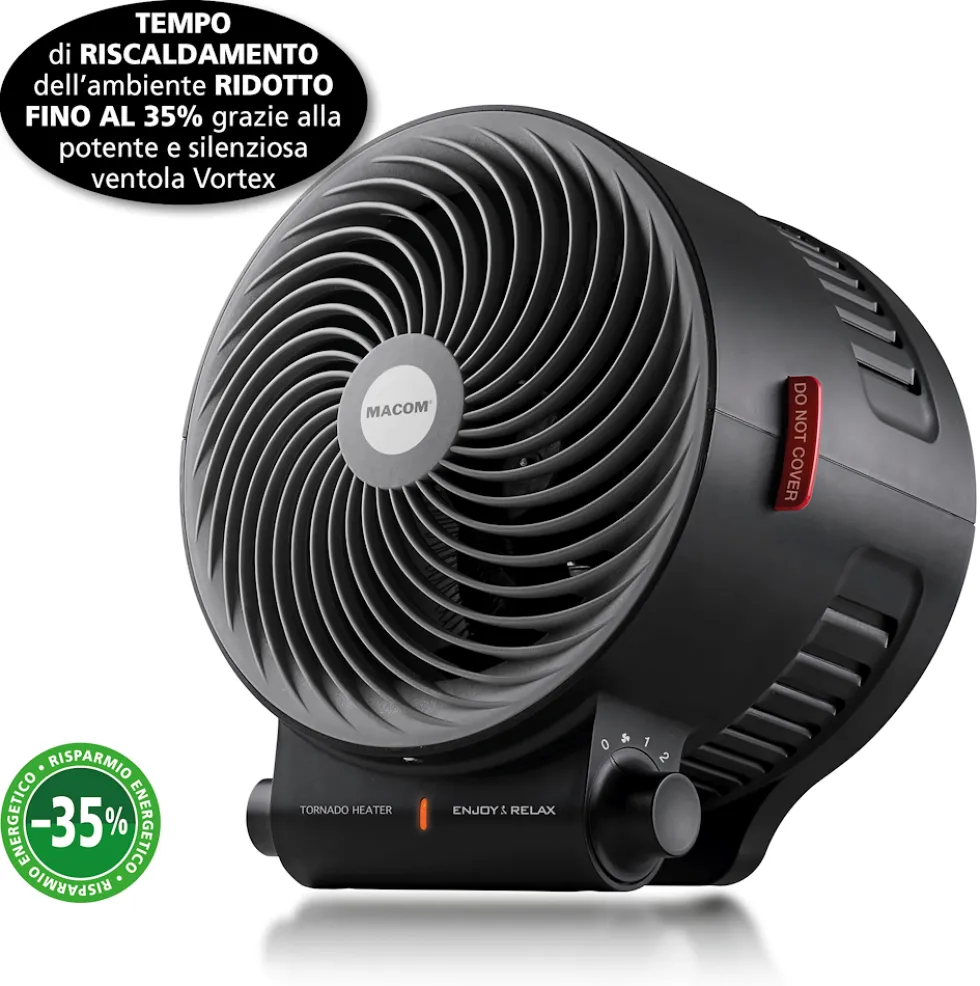 Termoventilatore Macom 938 2000W con termostato
