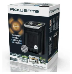 Termoventilatore Rowenta SO9266F0 MINI EXCEL Eco Safe Black e Gray