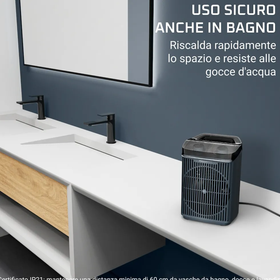 Termoventilatore Rowenta SO6551 Intense Comfort Aqua per bagno