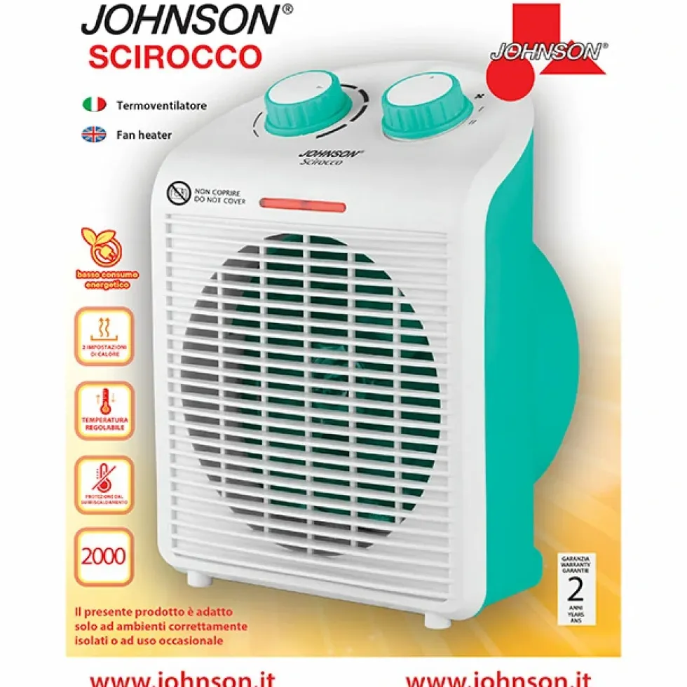 Termoventilatore Scirocco Johnson 2000 W