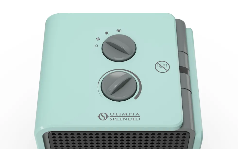Termoventilatore Splendid Caldo Cubic compatto 1800W con funzione antigelo