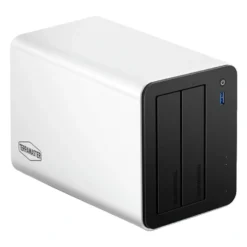 TERRAMASTER F2-425 Plus NAS Server con Intel N5095, 4GB RAM, 2 Bay - Archiviazione Dati Veloce e Sicura