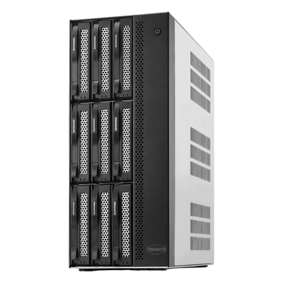 TERRAMASTER T9-500 Pro NAS File Server: Intel Core i7-1255U, 16GB RAM, 9 Bay