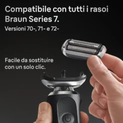 Testina di ricambio Braun Series 7 74S per rasoio elettrico